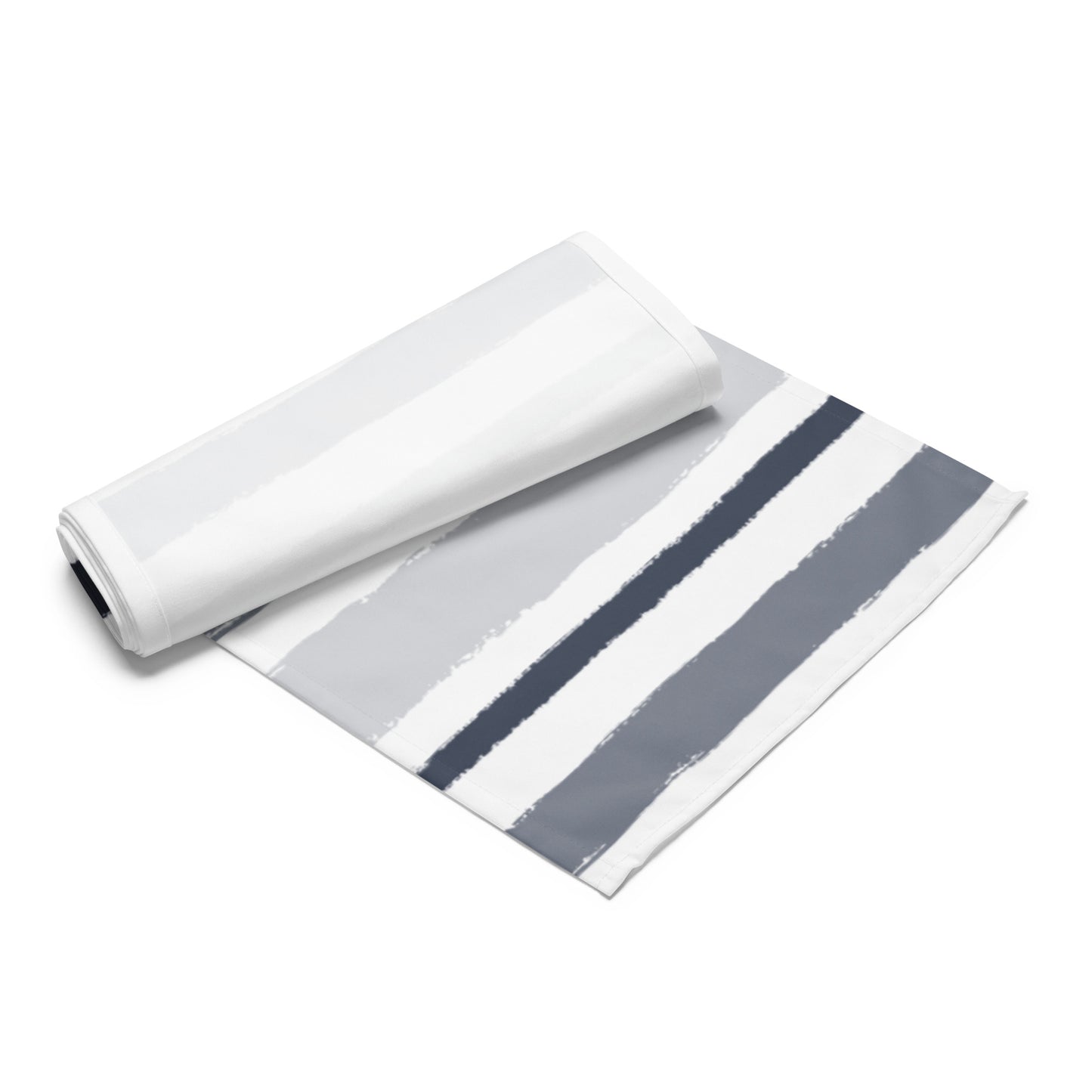 Table Runner with Hand-painted Brush Stroke Print | TRBS-1221