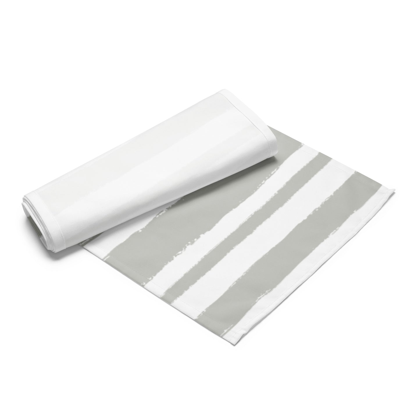 Table Runner with Hand-painted Brush Stroke Print | TRBS-1243