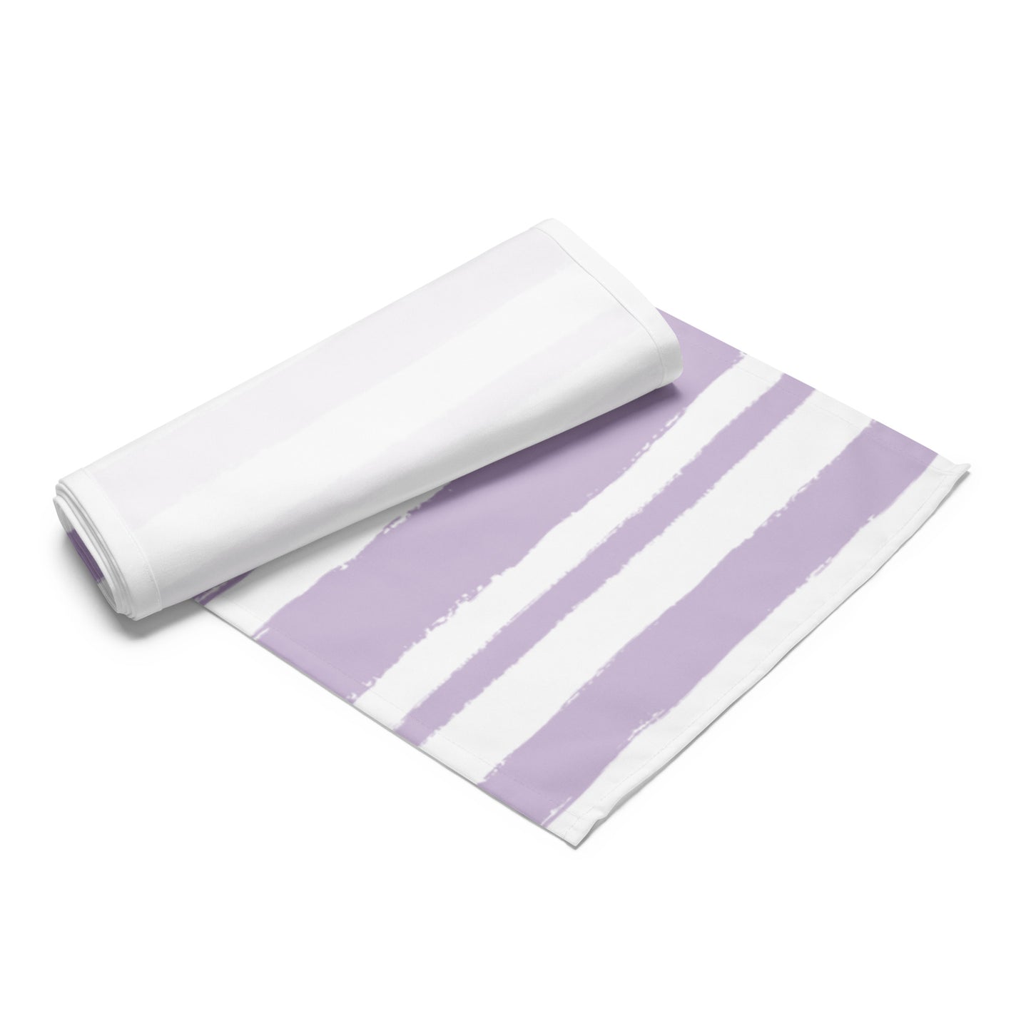 Table Runner with Hand-painted Brush Stroke Print | TRBS-1251