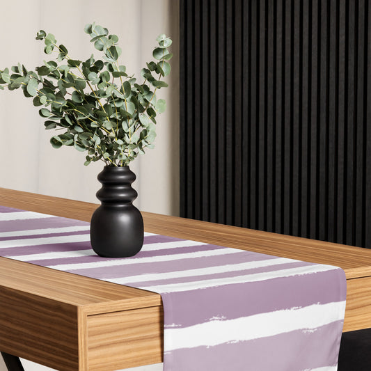 Table Runner with Hand-painted Brush Stroke Print | TRBS-1252