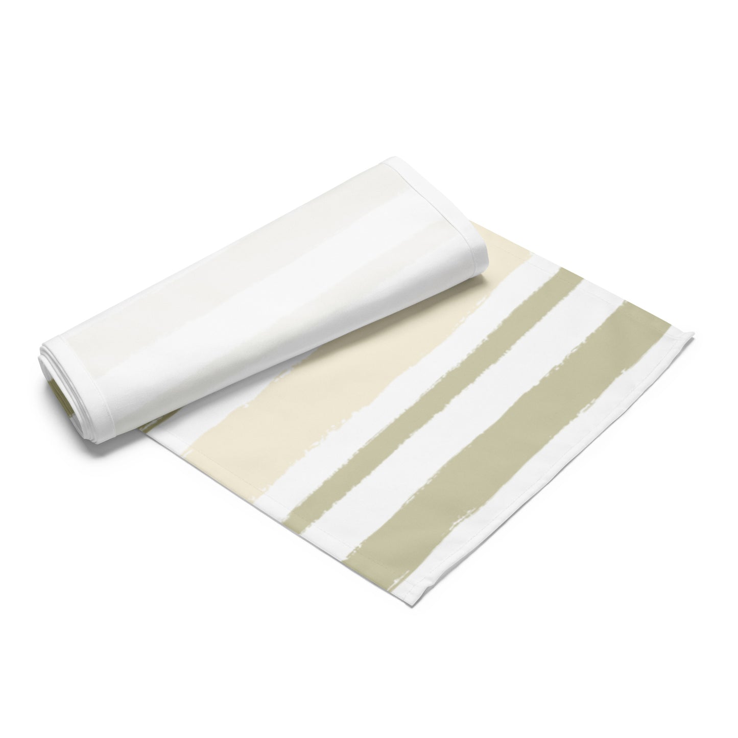 Table Runner with Hand-painted Brush Stroke Print | TRBS-1255