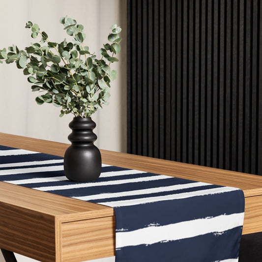 Table Runner with Hand-painted Brush Stroke Print | TRBS-1273