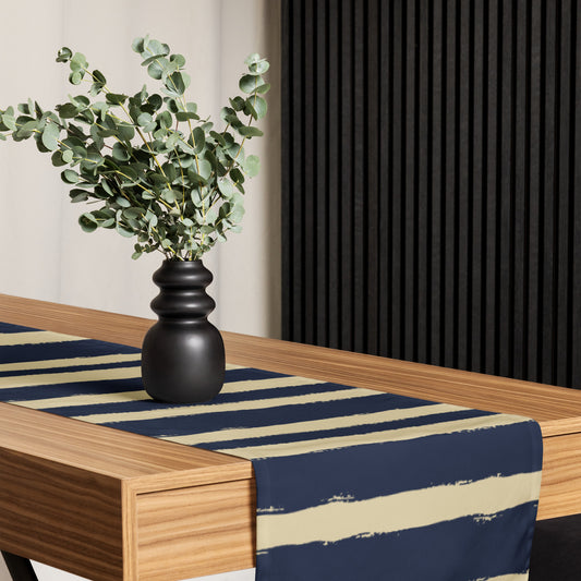 Table Runner with Hand-painted Brush Stroke Print | TRBS-1274