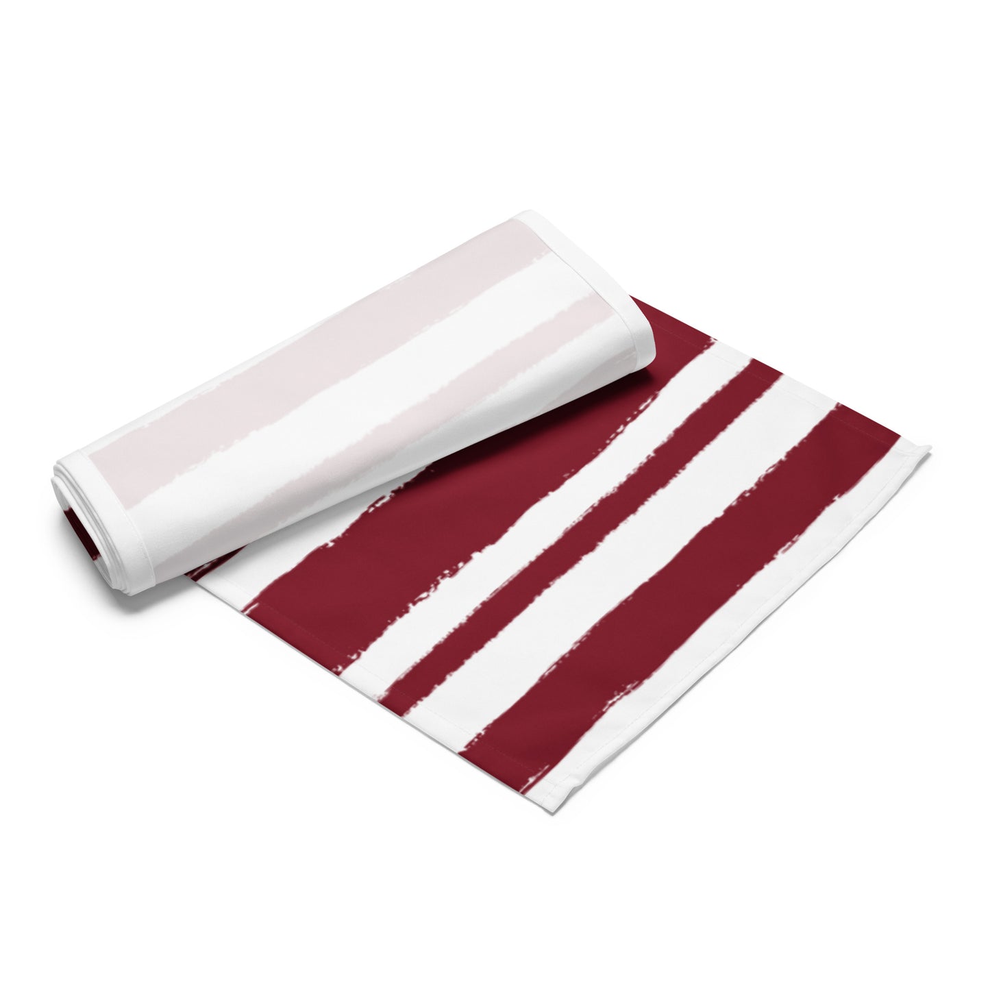 Table Runner with Hand-painted Brush Stroke Print | TRBS-1281