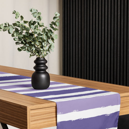 Table Runner with Hand-painted Brush Stroke Print | TRBS-1382